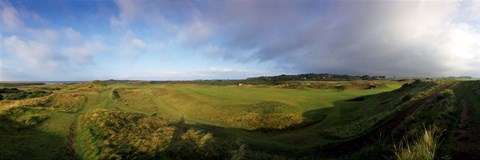 Framed Golf course on a landscape, Royal Troon Golf Club, Troon, South Ayrshire, Scotland Print