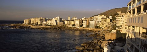 Framed City at the waterfront, Bantry Bay, Cape Town, Western Cape Province, Republic of South Africa Print