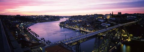 Framed Duoro River, Porto, Portugal Print