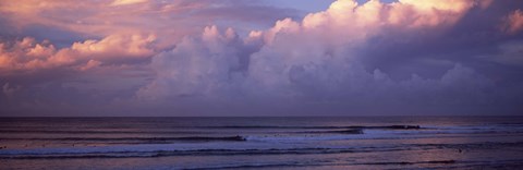 Framed Clouds over the sea, Gold Coast, Queensland, Australia Print