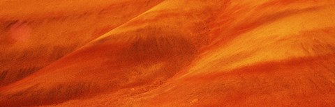 Framed Natural pattern on a hill, Painted Hills, John Day Fossil Beds National Park, Oregon Print