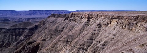 Framed High angle view of a canyon, Fish River Canyon, Namibia Print