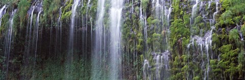 Framed Mossbrae Waterfall, Sacramento River, Dunsmuir, Siskiyou County, California Print