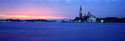 Framed Church at the waterfront, Redentore Church, Giudecca, Venice, Veneto, Italy Print