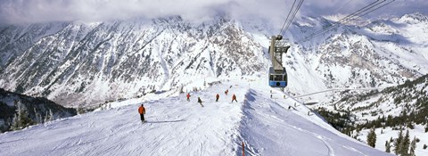 Framed Snowbird Ski Resort, Utah Print