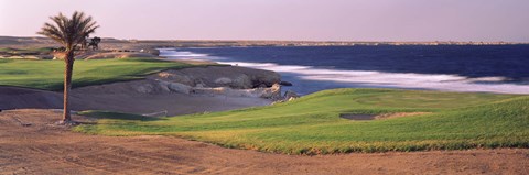Framed Cascades Golf Course, Soma Bay, Hurghada, Egypt Print