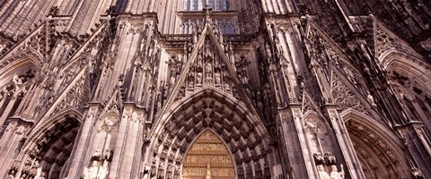 Framed Architectural detail of a cathedral, Cologne Cathedral, Cologne, North Rhine Westphalia, Germany Print