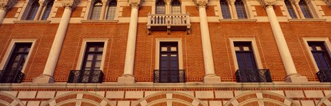 Framed Low angle view of an educational building, Rice University, Houston, Texas, USA Print