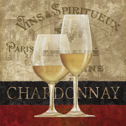 Framed Chardonnay Print