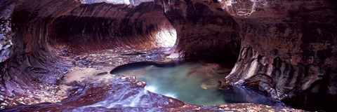 Framed Subway, Zion National Park, Utah Print