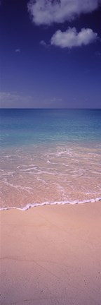 Framed Surf on the beach, Bahamas Print