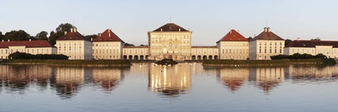 Framed Palace at the waterfront, Nymphenburg Castle, Munich, Bavaria, Germany Print