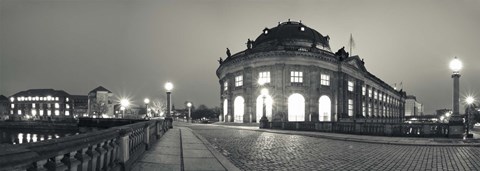 Framed Bode-Museum on the Museum Island at the Spree River, Berlin, Germany Print