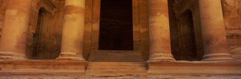 Framed Doorway to the Treasury, Wadi Musa, Petra, Jordan Print