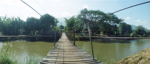 Framed River in Chiang Mai Province, Thailand Print