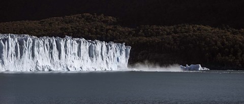 Framed Glaciers in a lake, Moreno Glacier, Argentino Lake, Argentine Glaciers National Park, Santa Cruz Province, Patagonia, Argentina Print