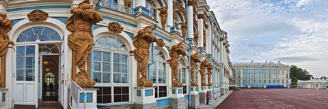 Framed Catherine Palace building details, St. Petersburg, Russia Print