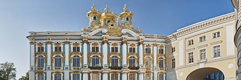 Framed Architectual detail of Catherine Palace, St. Petersburg, Russia Print