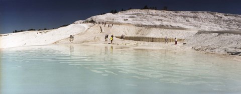 Framed Pamukkale, Denizli Province, Turkey Print