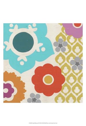 Framed Candy Blossoms II Print