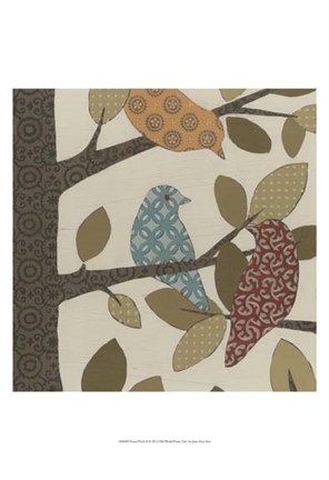 Framed Forest Flock II Print