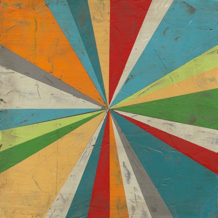 Framed Carnival Lights I Print