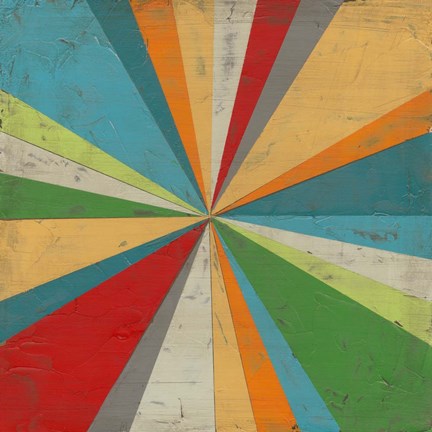 Framed Carnival Lights II Print