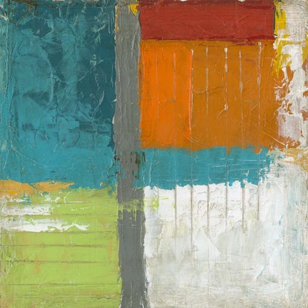 Framed Urban Impact I Print