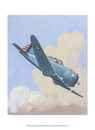 Framed Army Trainer I Print