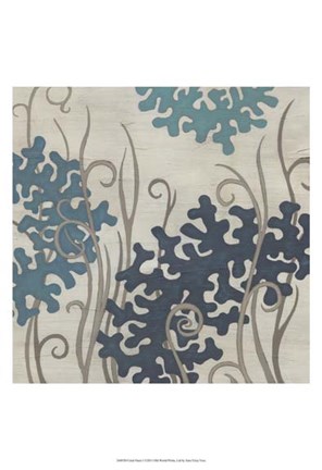 Framed Coral Oasis I Print