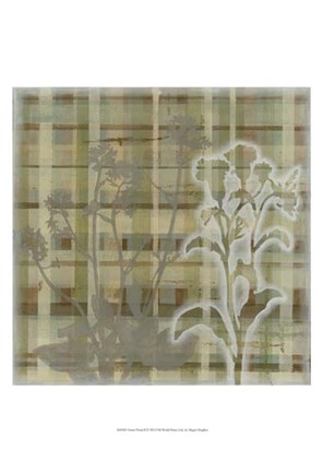 Framed Tartan Floral II Print