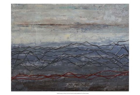 Framed Sunrise in Winter II Print