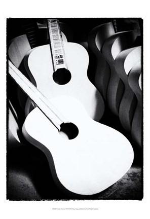 Framed Guitar Factory VII Print