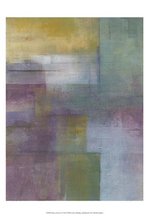 Framed Mauve Essence I Print