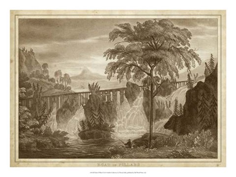 Framed Road of Pillars Print
