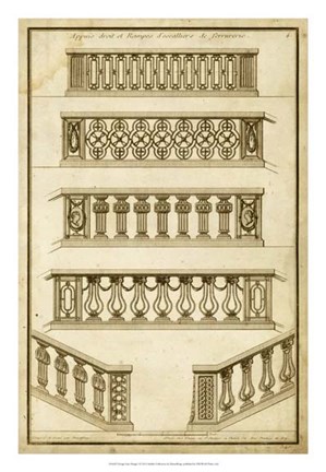 Framed Vintage Gate Design I Print