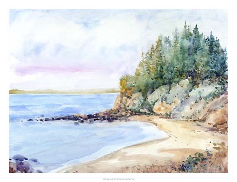 Framed Shore Line II Print