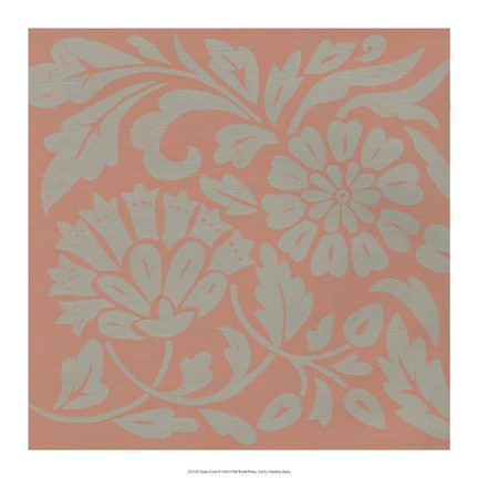 Framed Ginter Coral II Print