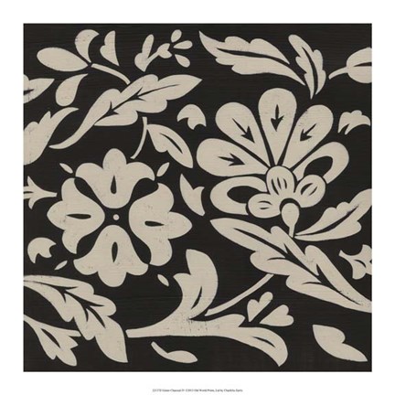 Framed Ginter Charcoal IV Print