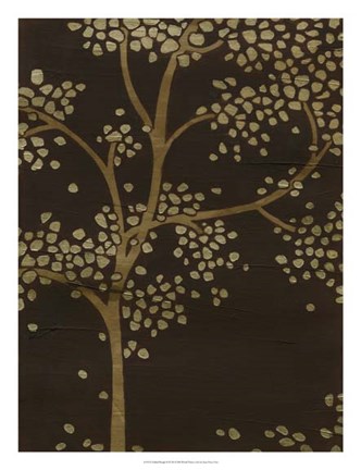 Framed Gilded Bough II Print