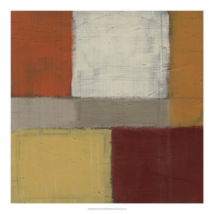 Framed Red Sector II Print