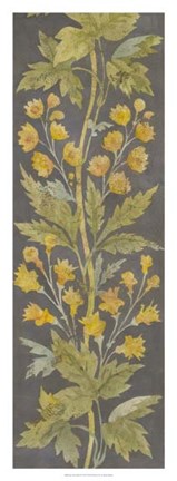 Framed June Floral Panel II Print