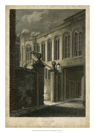 Framed Crosby Hall, London Print