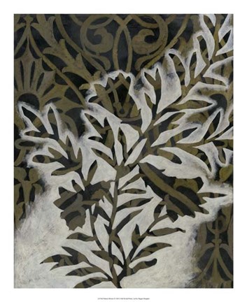 Framed Pattern Bloom II Print