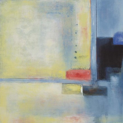 Framed Touch of Blue I Print