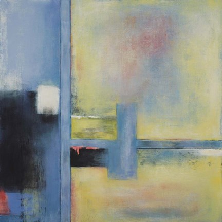 Framed Touch of Blue II Print