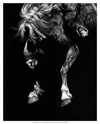 Framed Hangin&#39; Four Print