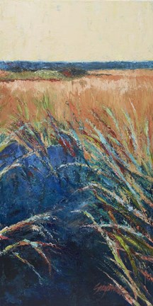 Framed Pastel Wetlands II Print