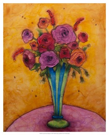 Framed Long-Stemmed Happiness Print