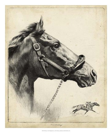 Framed Whirlaway Print